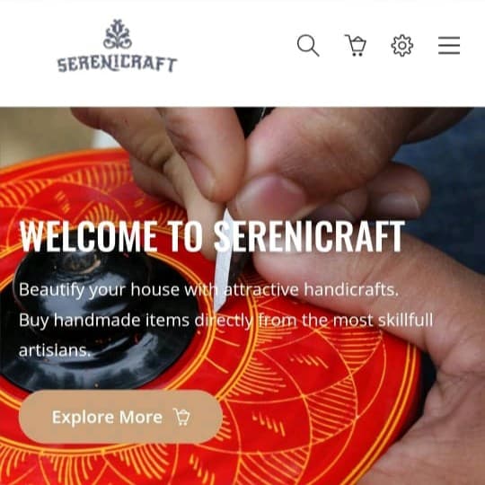 SereniCraft Website